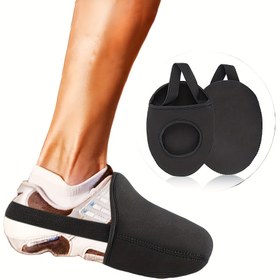 Resim VeloShield Bisiklet Ayakkabı Örtüleri: Bisiklet Ayakkabılarınızı Elementlerden Koruyun - 1 Çift, Dayanıklı Polyesterden Üretilmiştir 