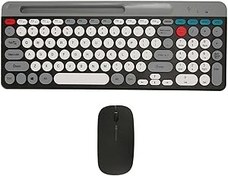 Resim Coverzone Galaxy Tab S8 Ultra ile Uyumlu Bluetooth Klavye Mouse Kablosuz Klavye ve RGB Mouse Set 2.4G Bluetooth ve Bataryalı Taşınabilir Hafif ve İnce Tasarım ZYG-806 