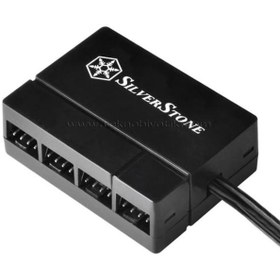 Resim Silverstone 8 X 4Pin Pwm Fan Çoklayıcı Hub Sst Cpf04 