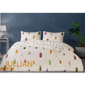 Resim Taç Jullıan Ranforce Nevresim Takımı Krem Tek Kişilik 