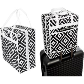 Resim Ayakkabı Saklama ve Taşıma Çantası Mozaik Model - Shoes Tote 
