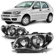 Resim Fiat Palio Sole Sağ Sol Ön Far Lambası Takımı 2009-2011 Motorl 