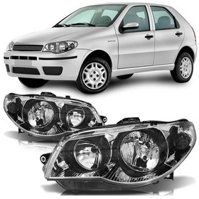 Resim Fiat Palio Sole Sağ Sol Ön Far Lambası Takımı 2009-2011 Motorl 