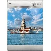 Resim Makinesi Sticker Kaplama Beyaz Eşya Kaplama Kız Kulesi 