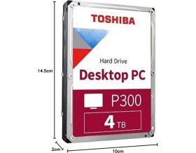 Resim P300 HDWD240UZSVA 3.5 Inç 4 Tb 5400 Rpm 128 MB Sata 6.0gb/s 