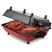 Resim Genel Markalar Döküm Elektrikli Izgara Barbekü Mangal Seti 500-1500 Watt 2 Yıl Kırmızı İthalatçı Garantili Çift Yö 