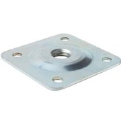 Resim Ayder Çinko 50x50 mm Kare Tabla Vazo Ayak Sacı M8 (AY-Y1501-1) 