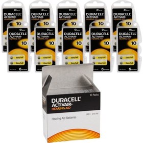 Resim Duracell Activair 10 Kulaklık Pili 6'lı Blister 10 Paket 