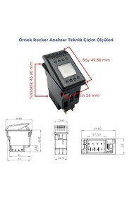 Resim allestock Bmc Profesyonel Diferansiyel Kilitleme Anahtarı - Ampullü 24v 