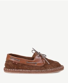 Resim Yargıcı Hasır Bağlı Deri Espadril 24yeay4477x 057 Kahverengi 