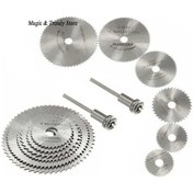 Resim Mini Matkap Gravür Makinası Için Ahşap Kesme Disk Seti 8 Parça 