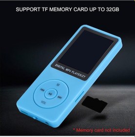 Resim Fastbuy 1.8 İnç Tft Ekranlı Hafıza Kartlı Mp3 Çalar - Radyo, Kayıt, E-kitap, Dış Ses - Açık Mavi 