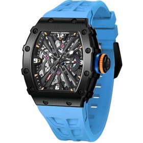 Resim Pagani design PD-1738 Tonneau Saat Erkek 42MM Su Geçirmez Kuvars Japon VH65 Safir Kristal Paslanmaz Çelik İş Saati 