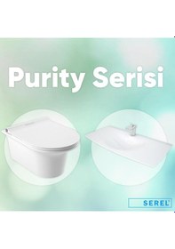 Resim Serel Purity Asma Klozet Kapak Hariç Pr10ads110h 