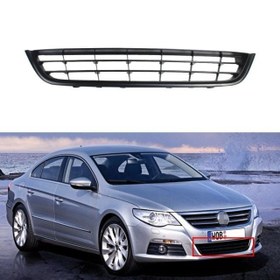 Resim Volkswagen Passat Cc Ön Tampon Orta Izgara 2009 Sonrası Uyumlu 
