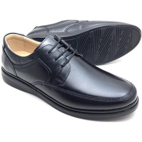 Resim Büyük Numara Ortopedik Hakiki Deri Erkek Ayakkabı 