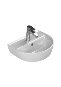 Resim Turkuaz Seramik Bella Banyo Lavabo 35 x 45 CM (Bella Yarım Ayaklı) 
