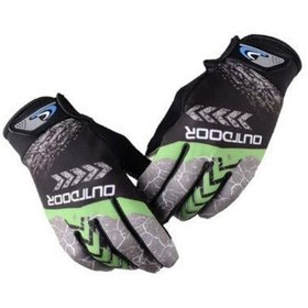 Resim Outdoor Mtb Mevsimlik Tam Parmak Bisiklet Eldiveni Large Eldiven 