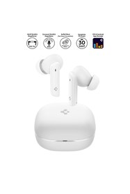 Resim Spigen Audio TWS P20 Bluetooth Kablosuz Kulaklık ANC Pro Aktif Gürültü Engelleme 30 Saat Pil Beyaz ASD07964 