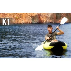 Resim Aqua Marina K1 Advanced Kayak Inflatable Floor Kürekli 