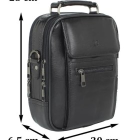 Resim Canaris Silah Tabanca Taşıma Çantası Kasalı Erkek El ve Omuz Siyah Renk 