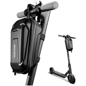 Resim Yağmur Geçirmez Scooter Saklama Çantası Çok Fonksiyonlu Elektrikli Scooter Ön Askılı Çanta Scooter Eva Çantası Diğer 