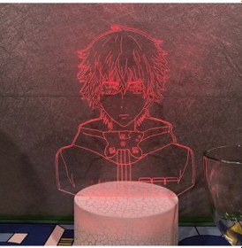 Resim Metabagua 3d Anime Ghoul Illusion Lamba İle 16 Renk Uzaktan Kumanda 3d Led Gece Lambası Çocuk Odası Için Dekoratif Lamba --- C2 Zw2fo3 Beyaz 