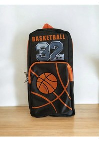 Resim Relaxion Üç Gözlü Greyhound Basketball Turuncu Siyah Kalem Çantası/kalemlik 160 Gri - Turuncu 