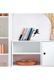 Resim Genel Markalar Metal Süper Kadın Kahraman Figürlü Raf Kitaplığı Dekoratif Hediyelik Çocuk Genç Yatak Odası 