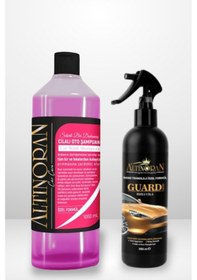 Resim Altınoran Yıkama Ve Seramik Koruma Seti Cilalı Oto Şampuanı 1l + Guard Auto Hızlı Cila 250ml 