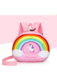 Resim Unicorn Sevimli Donut Sugecirmez Sirt Cantasi Şeker Anaokulu Çantası 