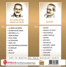 Resim Gereksiz Şeyler Mahzuni Şerif Acı Günlerim Zevzek 2'li Box Cd 