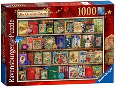 Resim Ravensburger 1000 Parça Puzzle Yılbaşı Kitapçısı 198016 