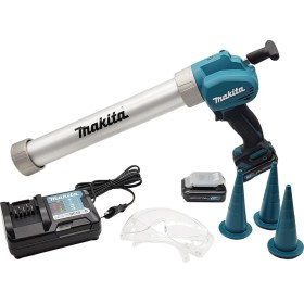 Resim Makita CG100DWAEB Sosis Silikon Tabancası Çift Akülü 12V 2.0 Ah 