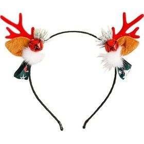 Resim Suntek Yılbaşı Kafa Bandı Sevimli Kostüm Saç Çemberi Zil " 