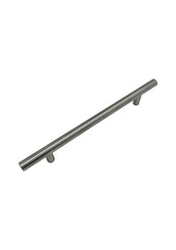 Resim Nobel Boy Paslanmaz Boru İnox Dolap Kulpu Mobilya Ve Mutfak Dolap Kulpu İnox 96mm 2 Adet İnox 