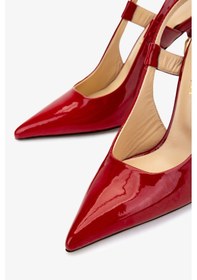 Resim Valmenti Kadın Kırmızı Rugan Topuklu Ayakkabı 594 6099 Bn Ayk Y15 Kırmızı Rgn Kırmızı 