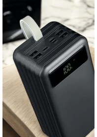 Resim Kompakt Tasarımlı 60.000 Mah Powerbank 4 Usb Çıkışlı Dijital Ekranlı Çok Renkli 