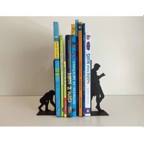 Resim Evrim Temalı Kitap Tutucu 