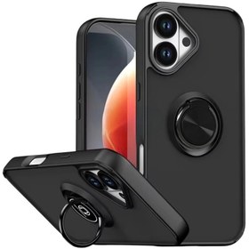 Resim artlab Art Apple İphone 17 Montreal Yüzüklü Silikon Kapak - Siyah Lab 