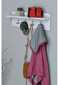 Resim Duvar Askısı Anahtarlık Raflık Dekoratif Askılık Mutfak Askısı Salon Askısı Beyaz 