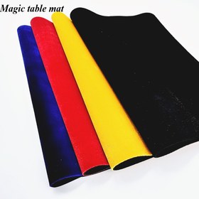 Resim Yüksek Kaliteli Marka Kalın Kadife Pedli Sihirli Masa Matı, Poker Sihirbazlık Malzemeleri, Kart Tekniği Sert Sihir Performansı Masa Matı, Dört Renk Seçeneği 