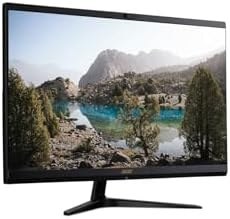 Resim ACER Aspire C24-1800 i5 1335U 24GB 512GB SSD Intel Graphics 23.8" FHD W11H All In One PC Siyah & PER 