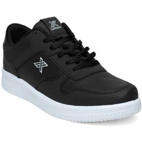 Resim LUTTOON 4027-25 Cilt Deri Anatomik Erkek Sneaker Siyah Beyaz 