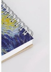 Resim Van Gogh Temalı A5 Eskiz Defteri, Çizgisiz 100 Sayfa İle Sanat 