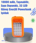 Resim Gold Silver Gs-875 Güneş Enerjili Powerbank Ve 32 Led Işıldak Belirtilmemiş 