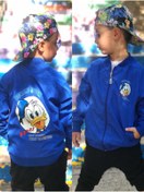 Resim BoBoKİD Çocuk Unisex Donald Duck Detaylı Yağmurluk-mont 