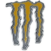 Resim Monster Energy Yapıştırma Sarı Bagaj ve Çamurluk Logosu 