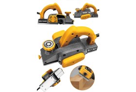 Resim Steiner Germany Technology 3400 Watt Bakır Sargılı Metal Şanzıman Çift Bıçaklı Planya Rende Makinesi Sarı 