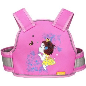 Resim Motosiklet Çocuk Güvenlik Kemeri, Pembe 